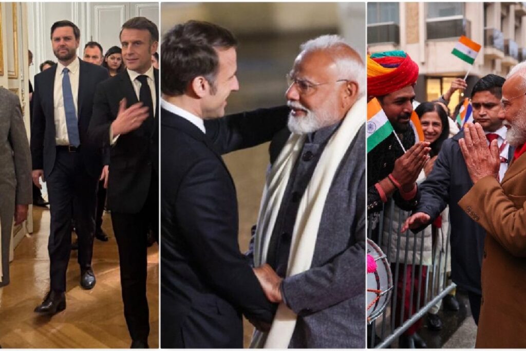 Key Moments From PM Modi’s Day 1 Of France Visit: Meeting Macron, JD Vance And Diaspora Welcome