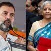 How Will Nirmala Sitharaman's Photo Look On Budget Day? Rahul Gandhi Thinks...