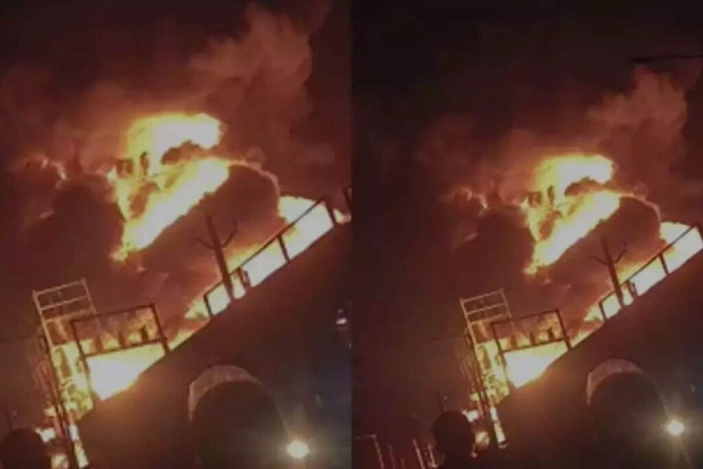 Hyderabad: Massive Fire Breaks Out At Chemical Factory In Cherlapalli | Video