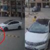 Woman Runs Car Over Child Playing In Ghaziabad Society, Then Speeds Away | Video