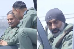 Air Force, Army Chiefs Fly Together LCA Tejas Flight At Aero India 2025 | Watch
