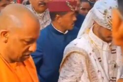 CM Yogi Attends His Niece's Wedding At Native Panchur Village In Uttarakhand | Video