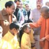 Yogi Adityanath Visits His First School, Asks Students To Utilise Upgraded Infra