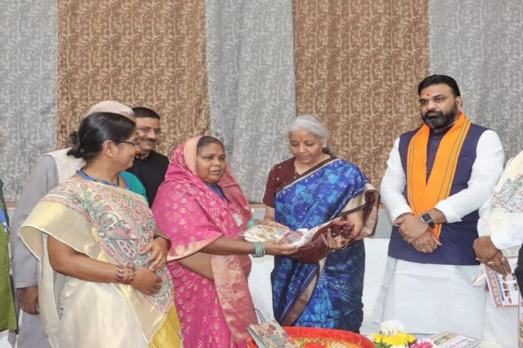 'Dream Come True': Padma Awardee on Sitharaman Wearing Saree Gifted by Her While Presenting Budget