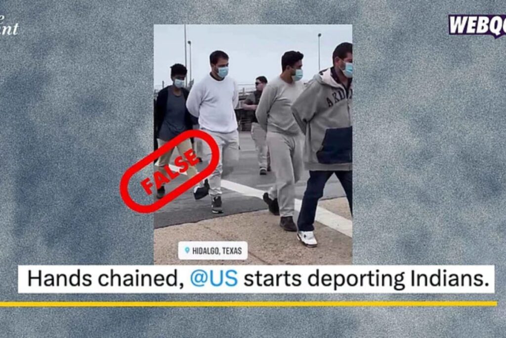 Fact-Check: Viral Image Does Not Show Indians Who Were Deported From Texas, USA