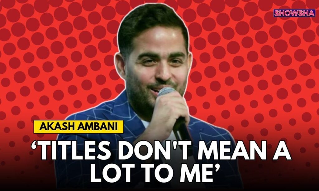 Akash Ambani Opens Up About Taking On The Role Of Jio Chairman And Building A Legacy | WATCH