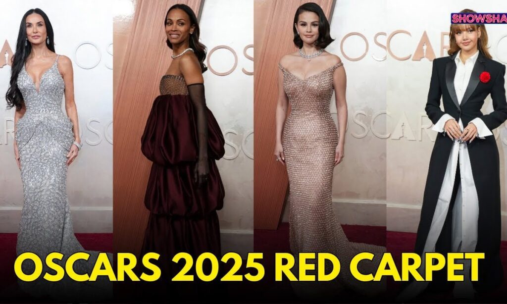 Demi Moore, Selena Gomez, Zoe Saldana, Lisa Shine On The Oscars 2025 Red Carpet | N18G