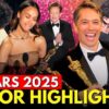 Oscars 2025: Halle Berry-Adrien Brody ICONIC Kiss, Conan O'Brien 'Namaste', Zoe Saldaña Speech; N18G