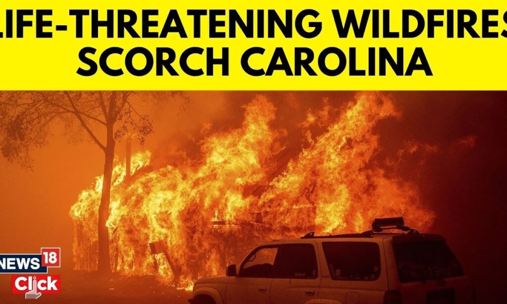 Carolina Wildfires Scorch Thousands Of Acres Of Land, Prompt State Of Emergency | News18 | N18G