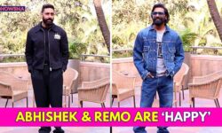 Abhishek Bachchan & Remo D'Souza Are All Smiles As They Promote Their New Film 'Be Happy' I WATCH