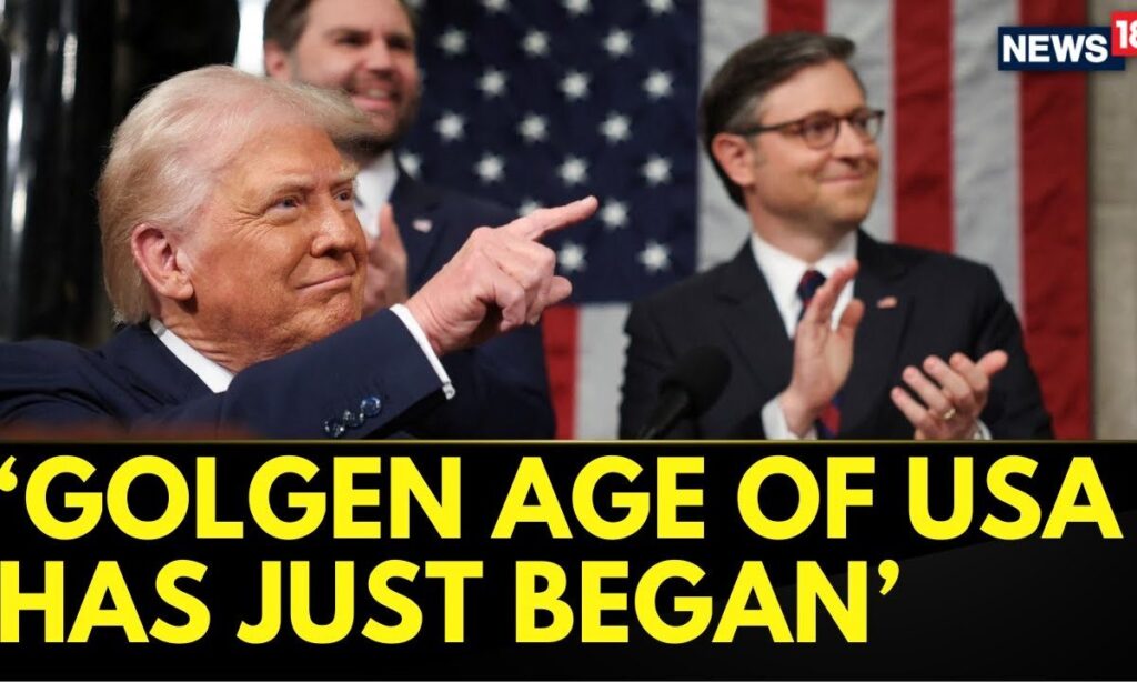Trump Congress Speech Updates: Golden Age Of America Has Just Began | Elon Musk | JD Vance News18