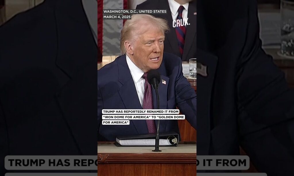 “Made in USA…” Trump Asks Congress to Fund “Golden Dome” Defence System