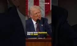 U.S. President Trump Reads Out Zelensky's Letter Of Reconciliation During Congress Address | N18S