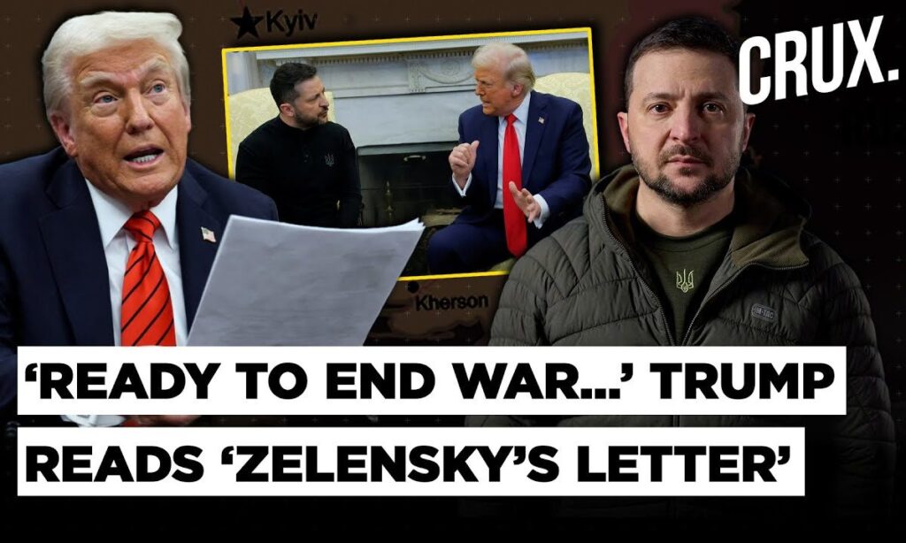 Trump Reads ‘Zelensky’s Letter’ To Congress, Says Ukraine ‘Ready’ For Peace, Sign Mineral Deal | US