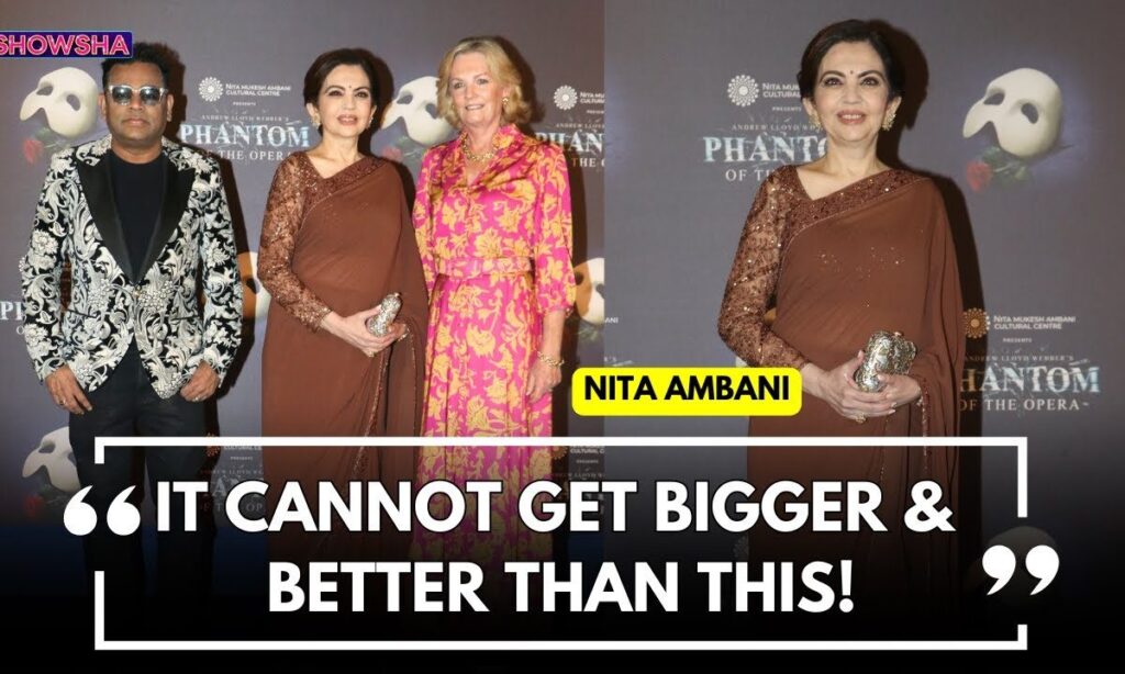 Nita Ambani Proudly Brings 'The Phantom Of The Opera' To NMACC, Delivers A Heartfelt Speech | WATCH