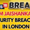 Breaking News | Khalistani Extremists Attempt to Heckle EAM Jaishankar in London | EAM Security