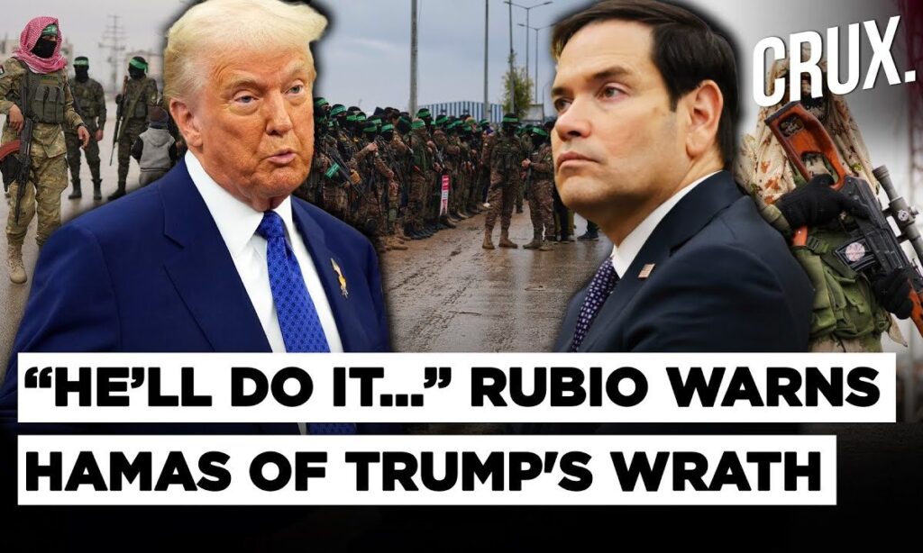 'Trump Has Lost Patience' On Gaza Hostages, Rubio Warns As Hamas Says "Threats Encourage Netanyahu”