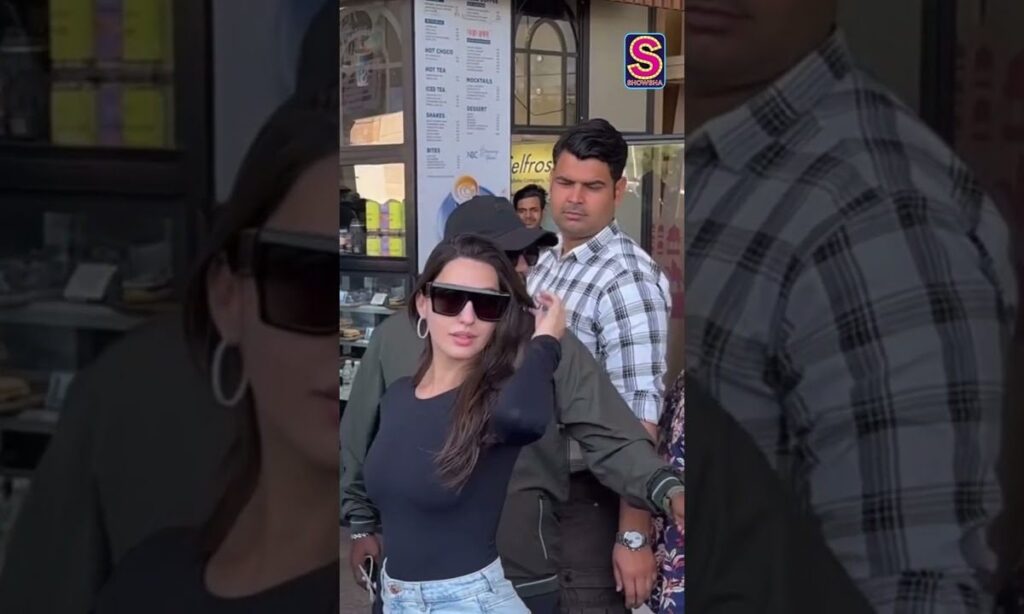 Nora Fatehi, India’s Dance Queen Gets Papped At The Mumbai Airport Looking Hot | N18S | #shorts