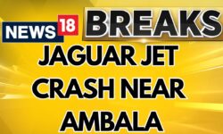 Indian Air Force's Jaguar Plane Crashes In Haryana's Panchkula, Pilot Ejects | Ambala News | News18