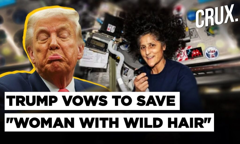 "We're Coming Up To Get You" Trump's Shout-Out To Stranded NASA Astronauts Being Rescued By SpaceX