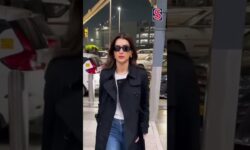 Slay Mode On! Kriti Sanon Glows In Black And White Outfit At The Airport | Kriti Sanon | N18S