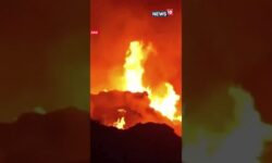 Gujarat | A Fire Broke Out In The Vapi Area Of The Valsad District During The Early Hours | N18S