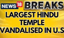 The BAPS Shri Swaminarayan Mandir In Southern California, Was Desecrated With Anti-India Messages