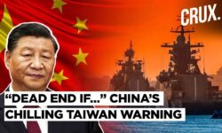 China's "Noose and Sword" Warning Spooks Taiwan, Xi Sends Record Jets & Balloons Across Strait