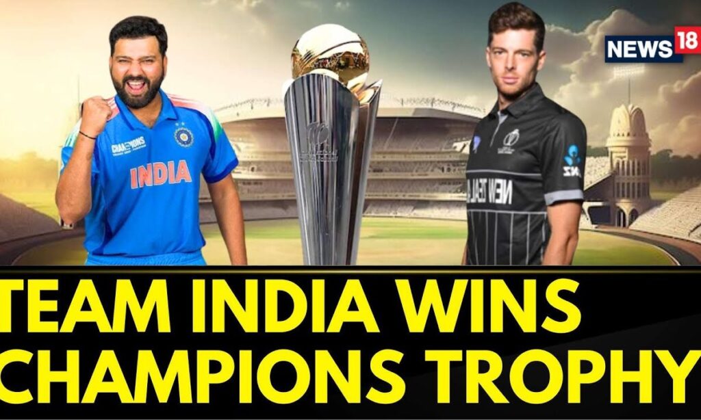 ICC Champions Trophy 2025  | India Beats New Zealand By 4 Wickets To The Champions Trophy 2025