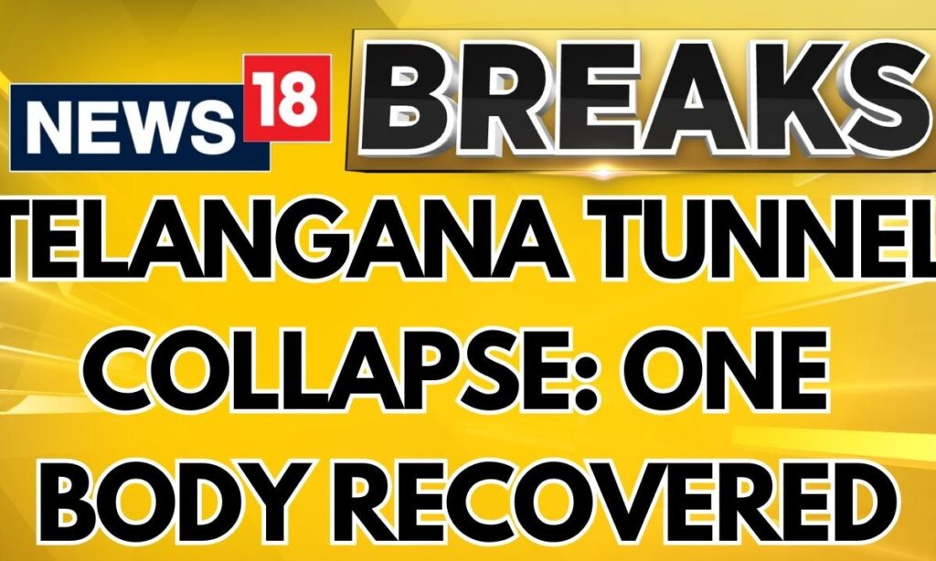 Telangana Tunnel Collapse: One Body Recovered By Rescue Team | Telangana Tunnel Collapse News