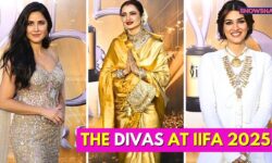 The OG Divas Katrina Kaif, Rekha & Kriti Sanon Mesmerize At IIFA 2025 Green Carpet I WATCH