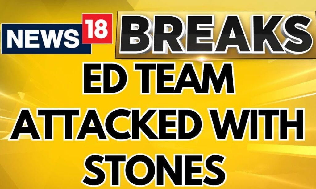 ED Teams Searching The Residence Of Chhattisgarh Ex-CM Bhupesh Baghel Attacked With Stones | News18