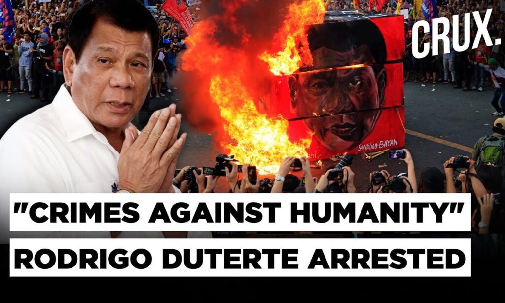 'Reign Of Terror' Ex-Philippine President Rodrigo Duterte Arrested In Manila For 'Drug War' Killings