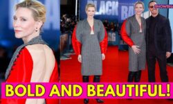 Cate Blanchett Stuns In A Striking Backless Dress At The ‘Black Bag’ Premiere | N18G