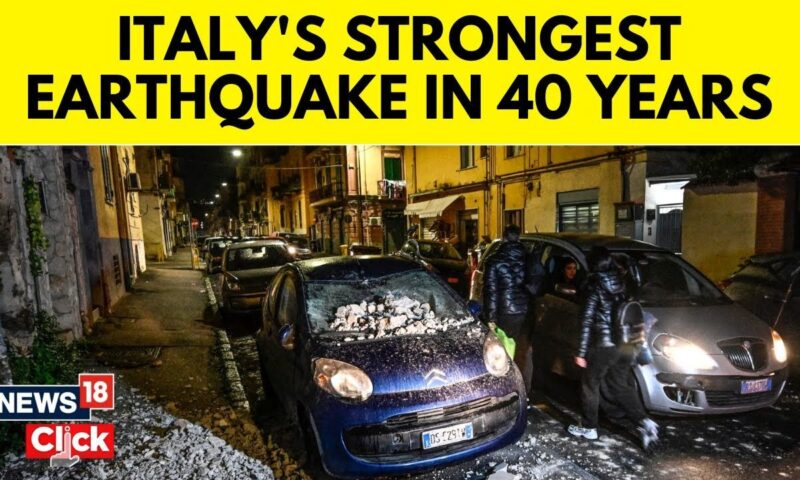 Italy Earth Quake | Earthquake Today: 4.4 Magnitude Quake Rattles Italy’s Naples | N18G | News18