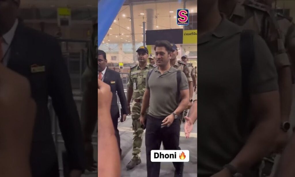 Captain Cool In Transit! Dhoni Spotted At The Airport, Effortlessly Stealing The Show As Always!