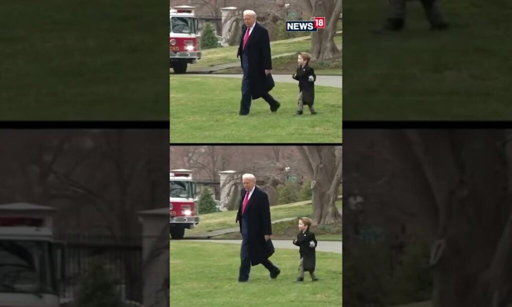 President Trump Boards Marine One With Elon Musk’s Son, Lil X, In A Heartwarming Moment | N18S