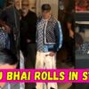 Salman Khan Turns Heads With His Colourful Look As He Steps Out Surrounded By Security | WATCH