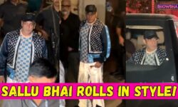 Salman Khan Turns Heads With His Colourful Look As He Steps Out Surrounded By Security | WATCH