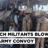 After Pak Train Siege, Baloch Militants Claim to Have Killed "90 Soldiers" in Attack on Army Convoy