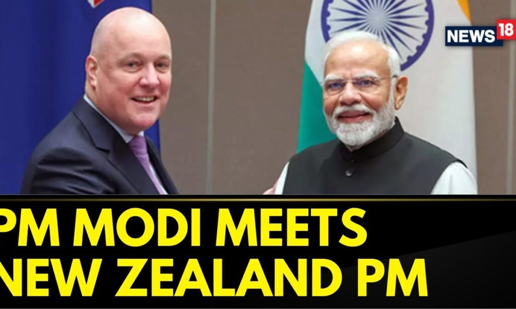 PM Modi Luxon Meet | PM Modi Holds Bilateral Meeting With PM Christopher Luxon Of New Zealand