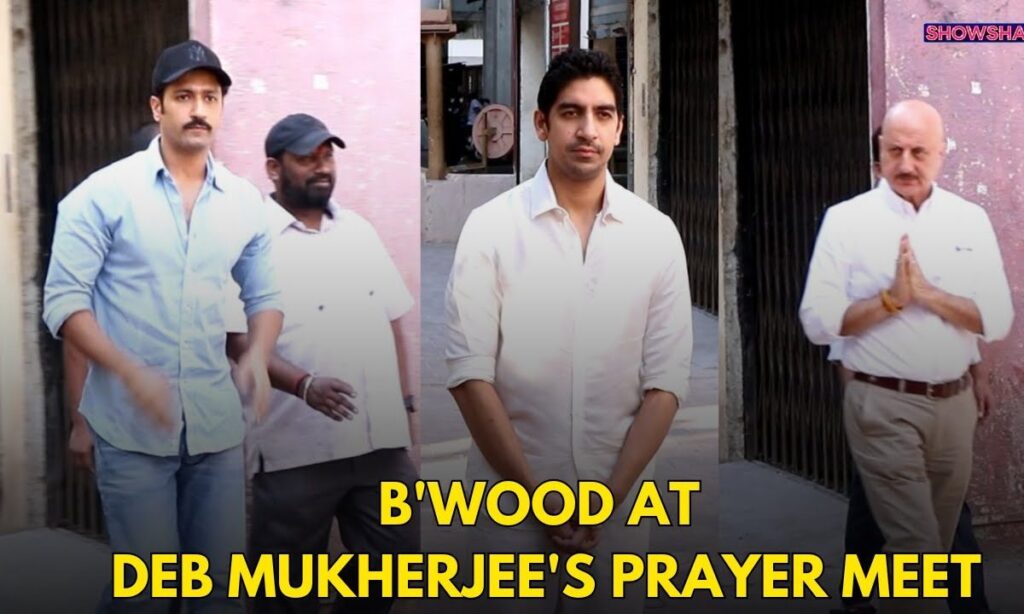 Vicky Kaushal, Anupam Kher & MORE Attend Ayan Mukerji's Father Deb Mukherjee's Prayer Meet