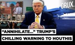 Houthis Fire ‘Hypersonic Missile' at Israel's Ben Gurion Airport, Trump Warns Iran as US Bombs Yemen