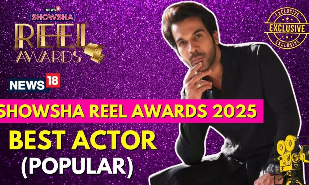 Rajkummar Rao Crowned Best Actor (Popular Choice) At Showsha Reel Awards 2025 | WATCH