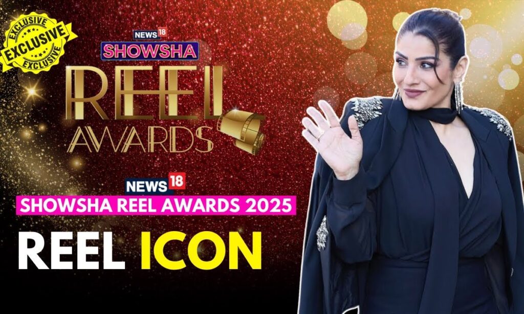 Raveena Tandon Receives Reel Icon Honour At Showsha Reel Awards 2025 | WATCH