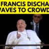 Pope Francis Leaves Hospital After Five-week Stay, Makes First Public Appearance | News18 | N18G