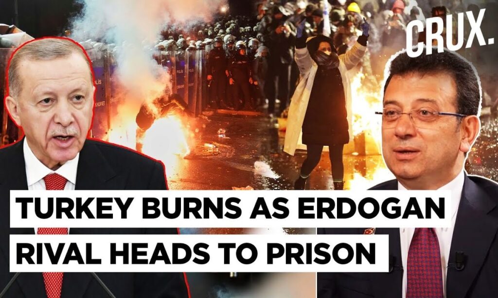 "Clashes, Water Cannon, Tear Gas..." Turkey Erupts Over Imamoglu's Arrest, Erdogan Dares Opposition