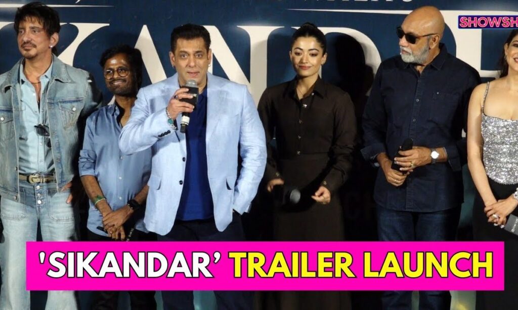 Salman Khan, Rashmika Mandanna, Sathyaraj & MORE Grace The Trailer Launch Of 'Sikandar’ | WATCH