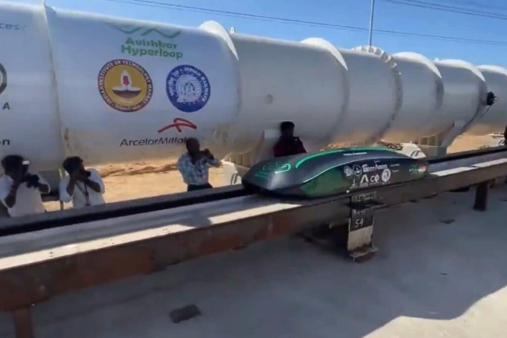 'Soon To Be World's Longest': Ashwini Vaishnaw Shares Video Of Hyperloop Tube At IIT Madras