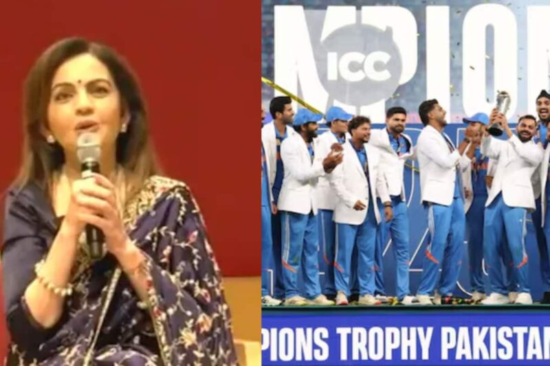 ‘Soaring Pride Of Nation’: Nita Ambani Hails Team India’s Champions Trophy Triumph